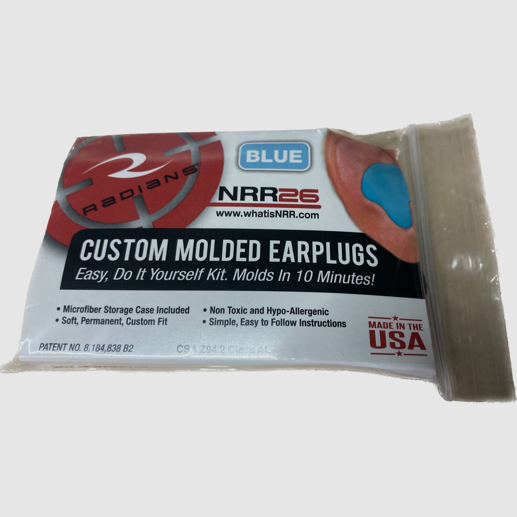 Custom molded earplugs "Do-it-yourself kit"