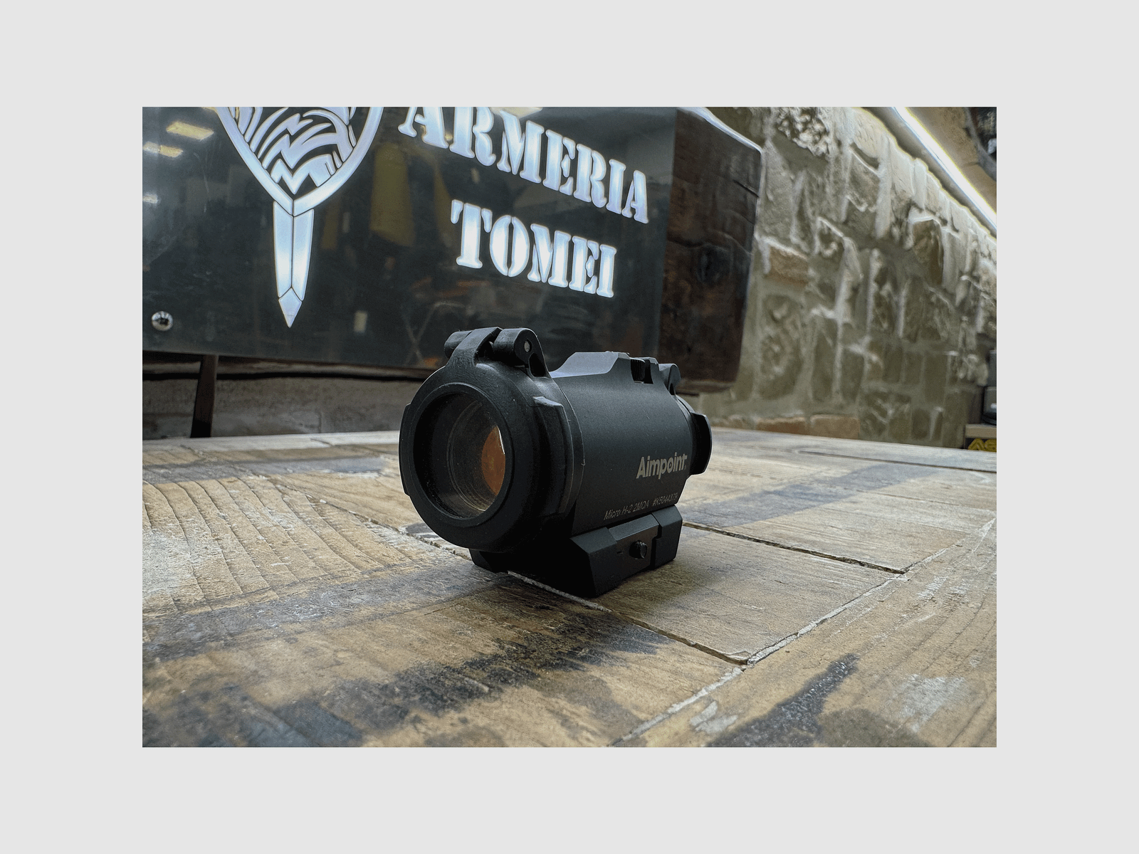 USED – RED DOT – AIMPOINT – MICRO H-2 MOA-2 ACET WITH MOUNT FOR PICATINNY RAIL, image 2 of 5