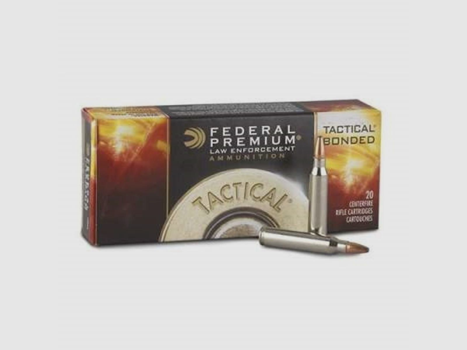 Federal Tactical Bonded Law Enforcement .223 Rem. 55GR BSP 20 Patronen
