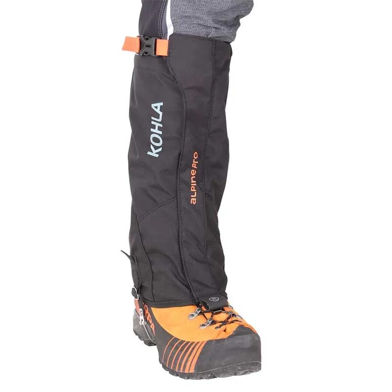 Professional gaiters KOHLA Alpine Pro black / red orange, image 1 of 6