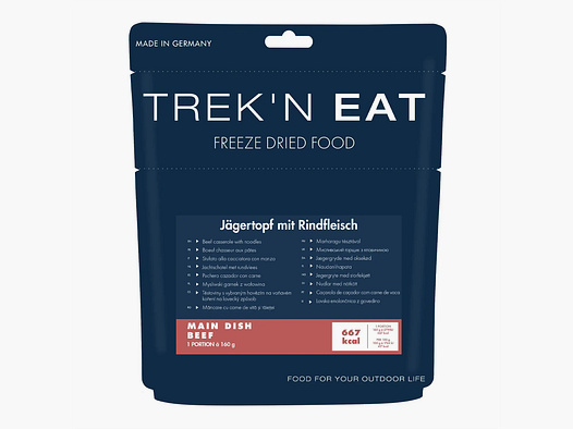 Trek’n Eat Pot de Chasseur avec Bœuf et Nouilles