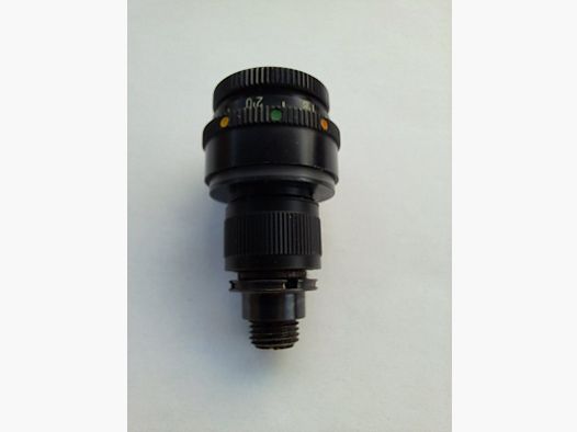 Gehmann D75 with iris diaphragm, color filter and diopters