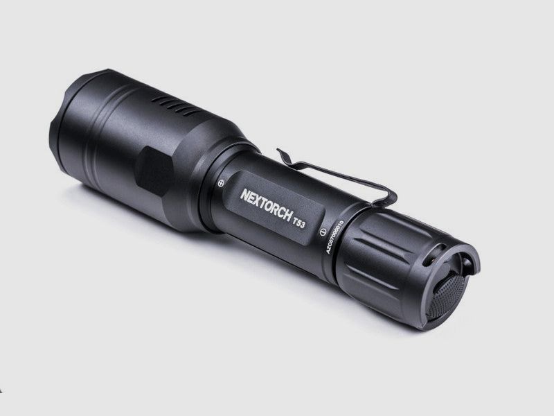 NEXTORCH T53 Set – Lampe de Poche de Chasse Tri-Color (Blanc/Vert/Rouge) incl. Batterie, Interrupteur à Câble & Support