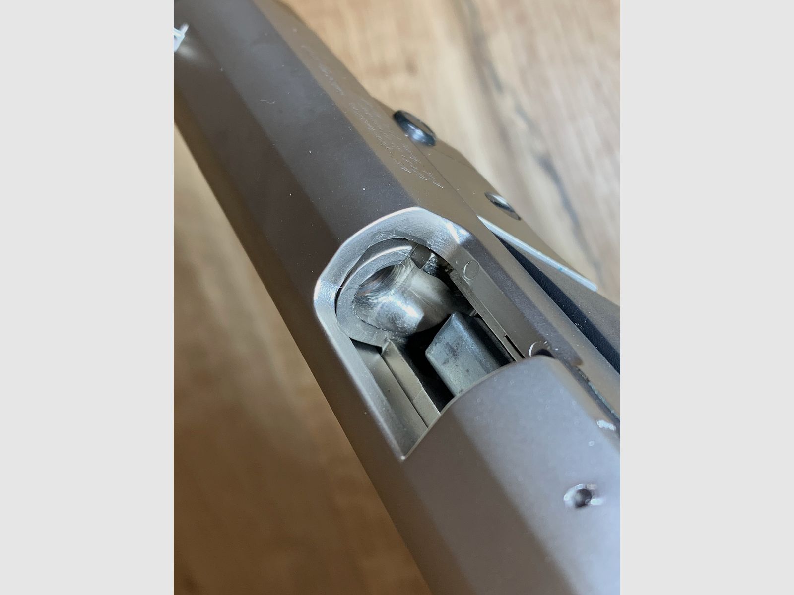 ME 69 Springfield (Mini Para) signal pistol, matte nickel-plated, 9mm P.A.K.