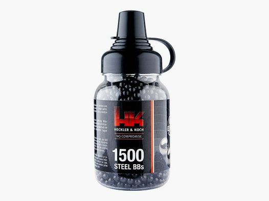 Heckler & Koch Premium Stahl BBs Rundkugeln 4,5 mm - 1.500 Stk.