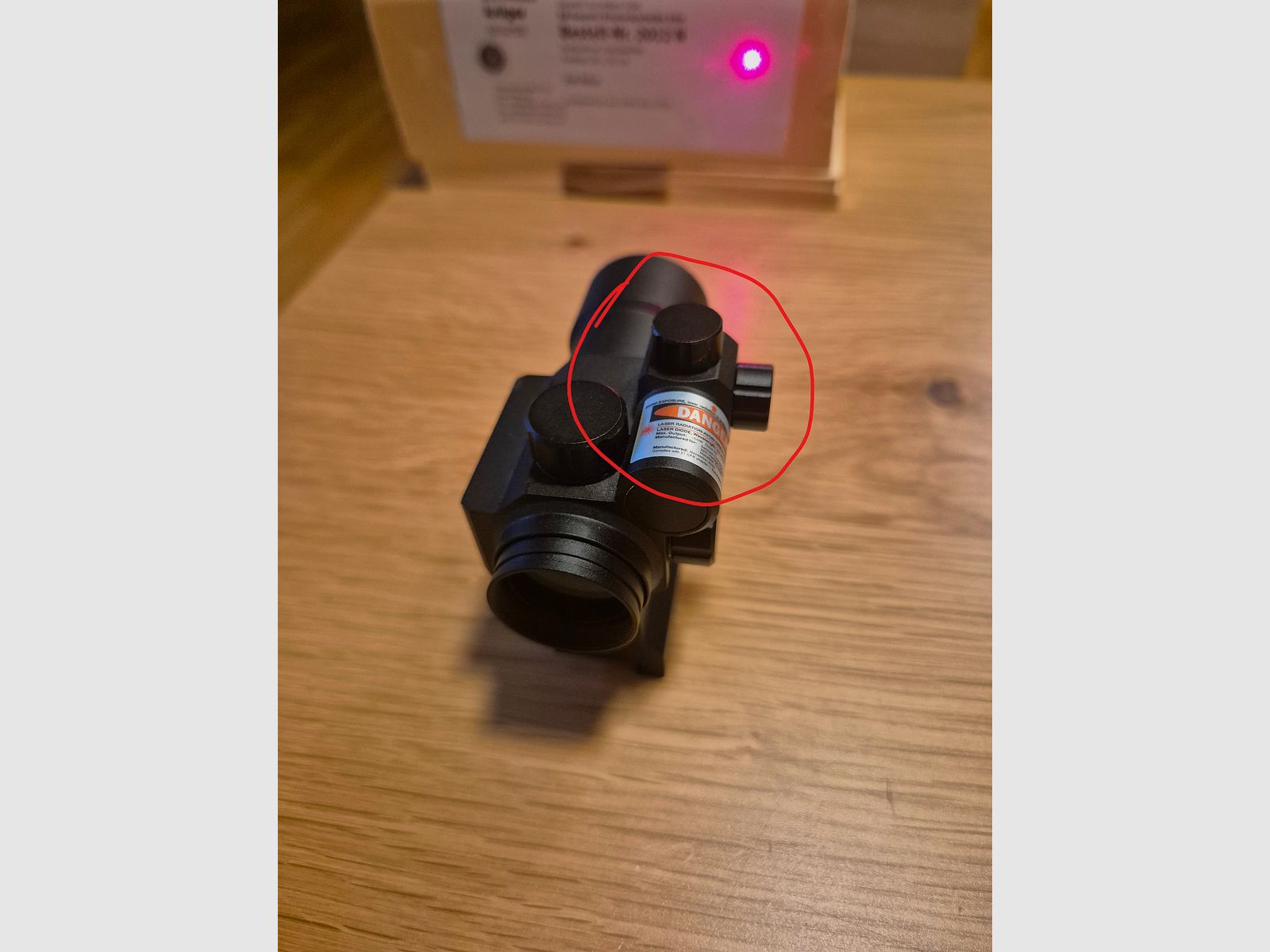 Firefield Impulse 1x30 Red Dot Sight mit integriertem Rotlaser