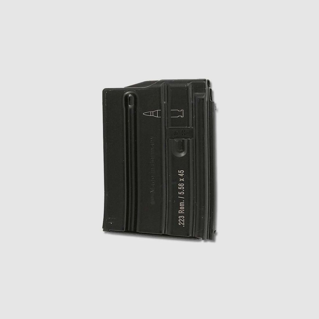 HECKLER & KOCH Magazin f. MR223/AR15 Metallgehäuse .223Rem 5Schuss
