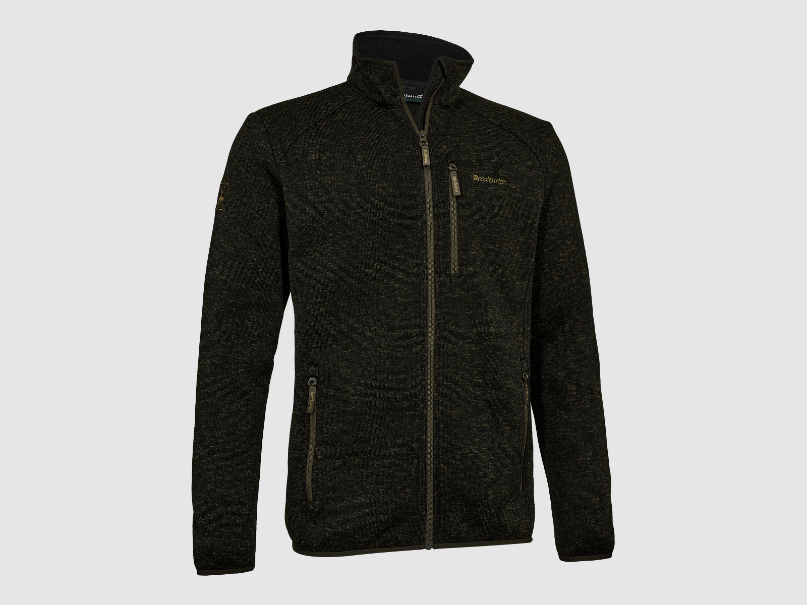 Moor Gestrickte Jacke - Timber – Größe: XL