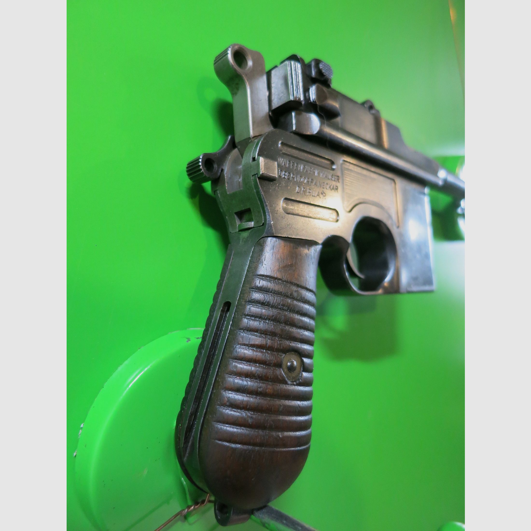 Mauser C96, Broomhandle, Mauser Oberndorf, Kal. 7,63 Mauser   #77-, Bild 6 von 14