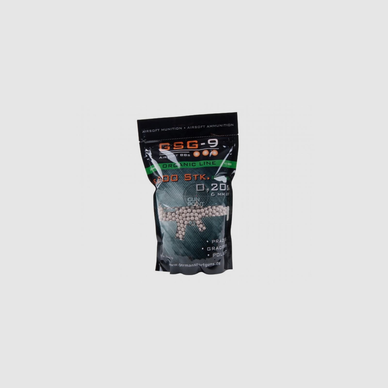 Softair - Kugeln GSG-9 Bio-BBs - 0,20g 5000 Stk. Wei