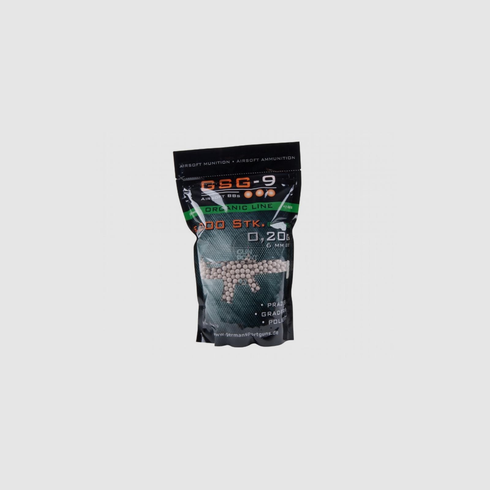 Softair - Kugeln GSG-9 Bio-BBs - 0,20g 5000 Stk. Wei