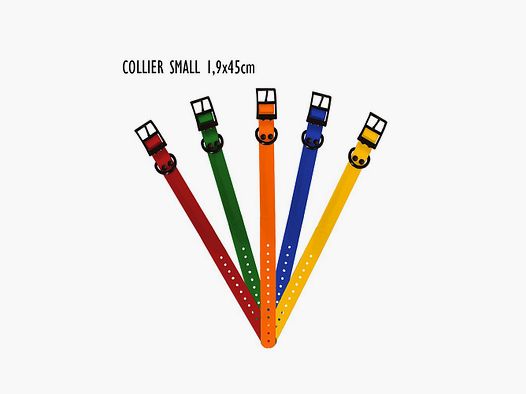 COLLIER POUR CHIEN BIOTHANE 1,9x45cm HAUTE TENUE