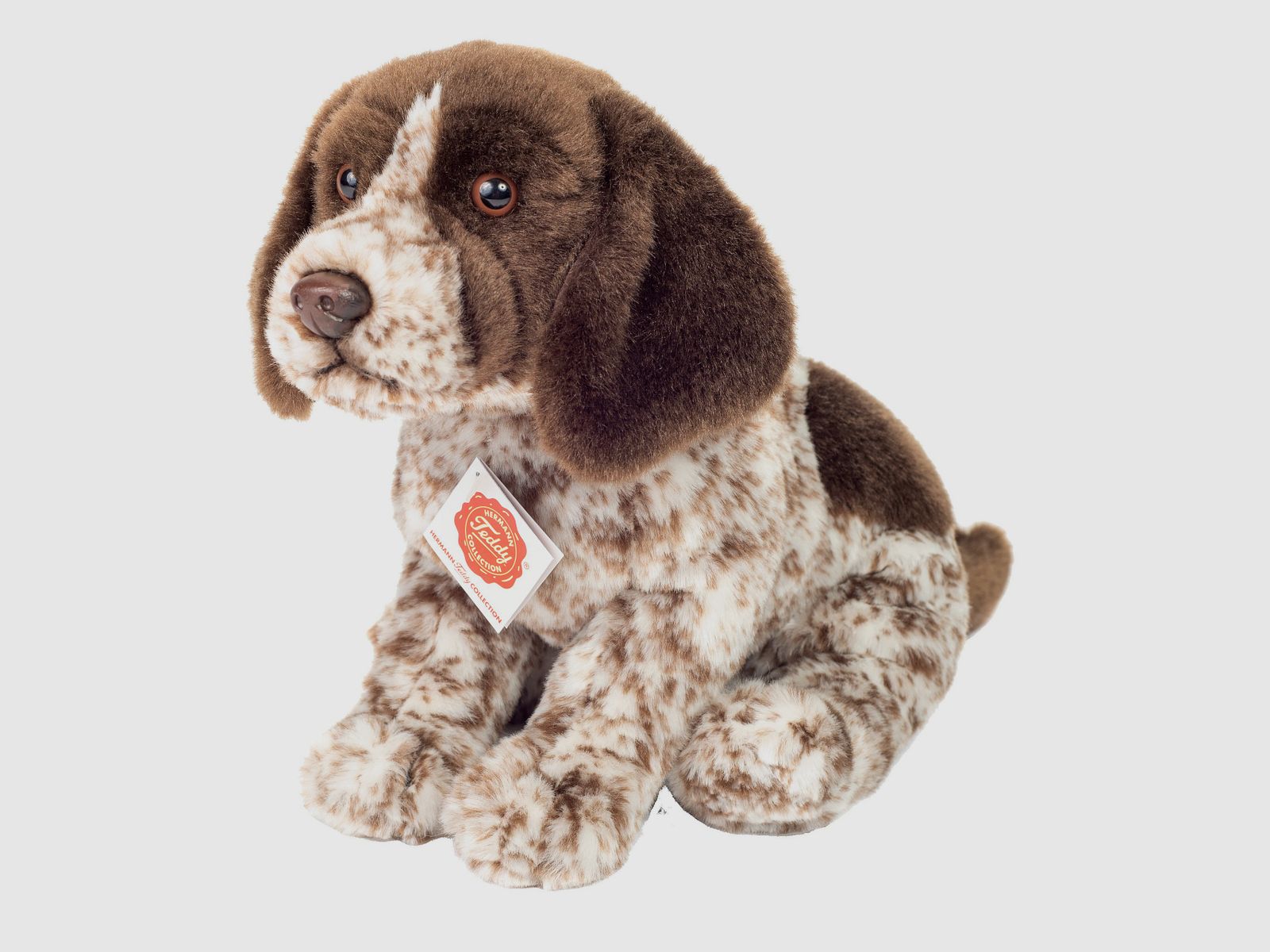Teddy Hermann Plush Toy German Wirehaired Pointer Puppy