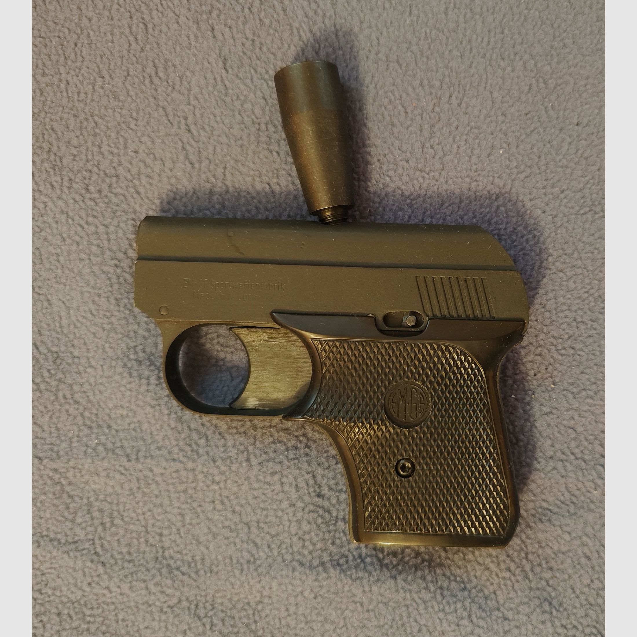 EM-GE 61 Startpistole 6 mm matt brüniert Signalpistole mit Zusatzlauf