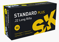 SK Standard Plus .22 LR Long Rifle 50 pieces rimfire cartridge