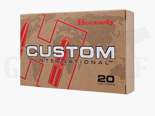 .308 Winchester 150 gr / 9,7 g Hornady Custom International ECX Bleifrei Patronen 20 Stück