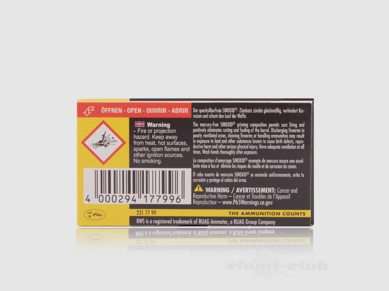 RWS Pistol Match SR LRN 40grs 50St .22lr