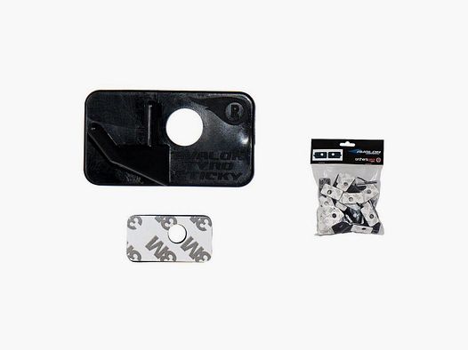 Pegatina para soporte de flecha Tyro Sticky Negra Diestro (Paquete de 50)