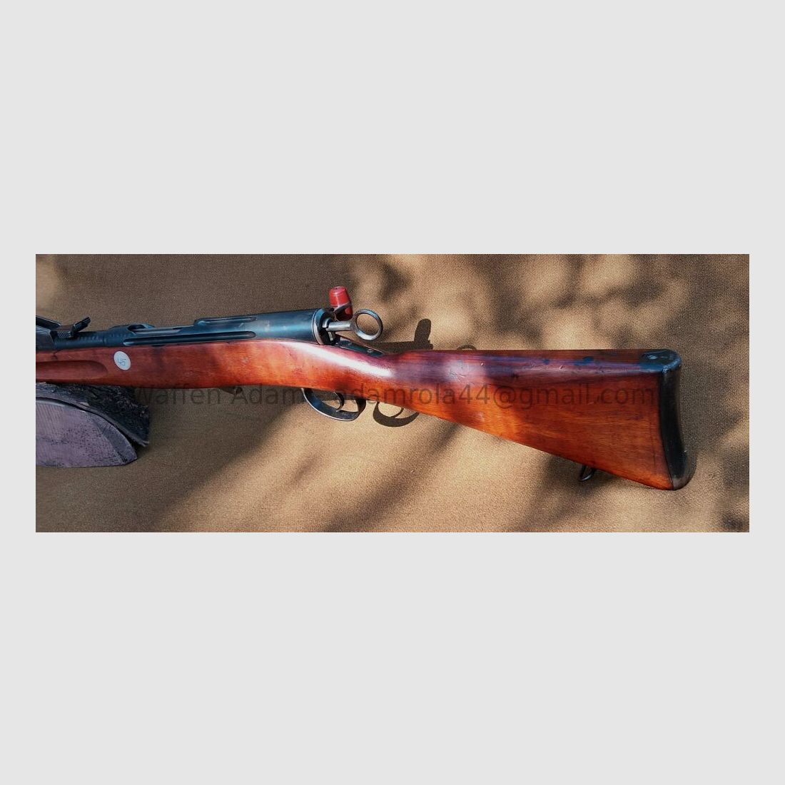 W+F, Fabrique fédérale d'armes de Berne 1889 Fusil à verrou Schmidt Rubin