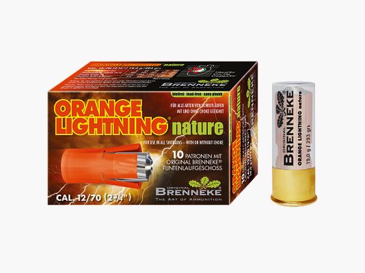 Brenneke Orange Lightning NATURE .12/70 28,4g 10 nabojów