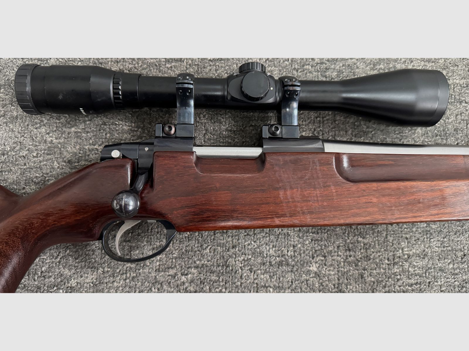Sako S491 single-shot rifle .222 REM. - steel + scope 10x45