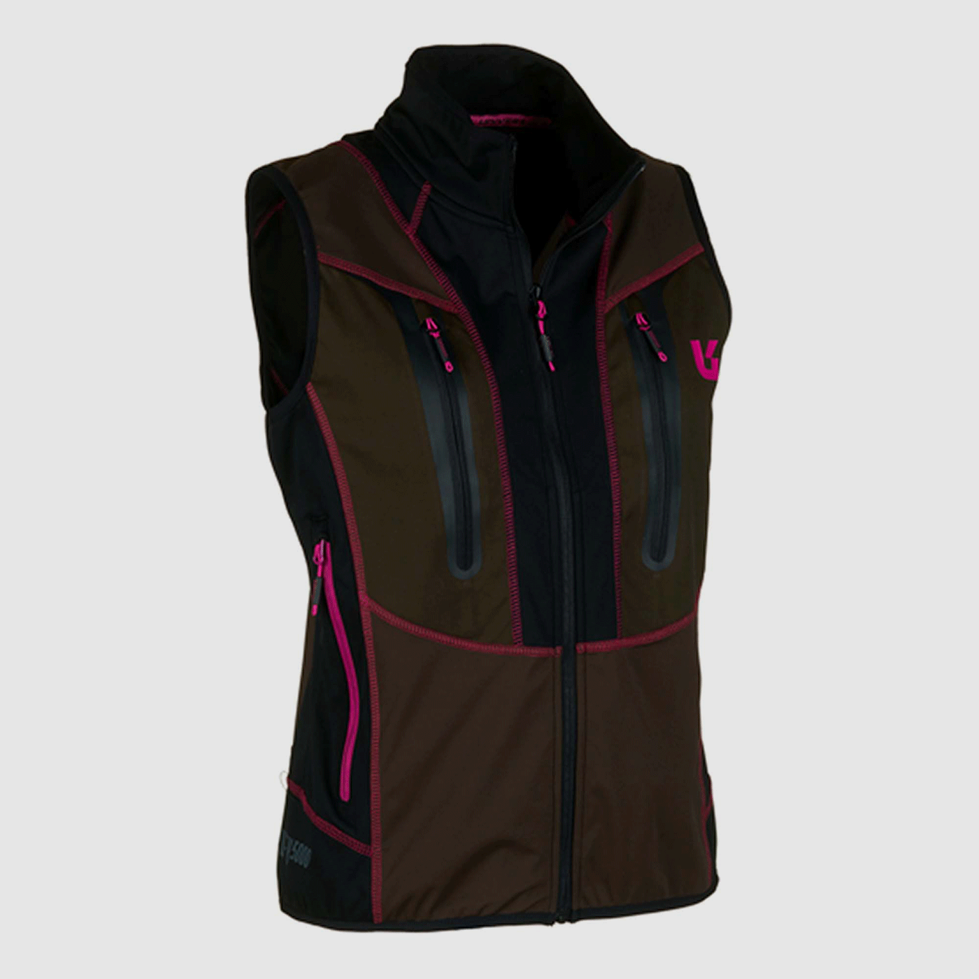 Gilet – Femme – Univers – Outdoor Adamello U-TEX Vert/Fuchsia, image 4 sur 4
