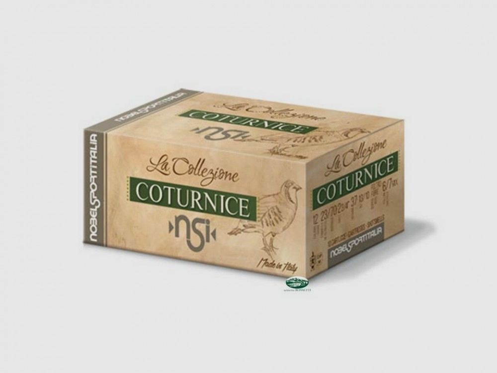 NOBEL Patronen COTURNICE Sonderkollektion Kal.12 pb.6/7 Mix