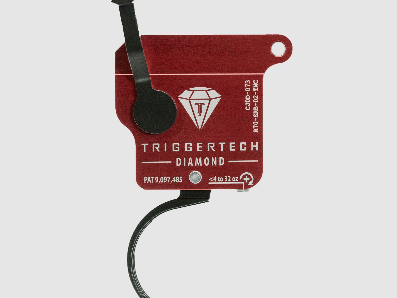 Diamond w/Safety 0.3-2lbs curved black SST Rem700