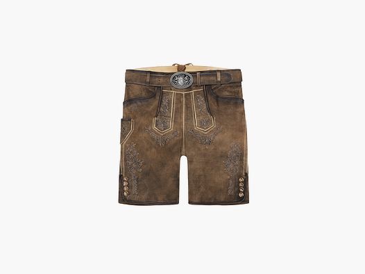 Pantalon en cuir pour hommes MADDOX Ronn-hafer court