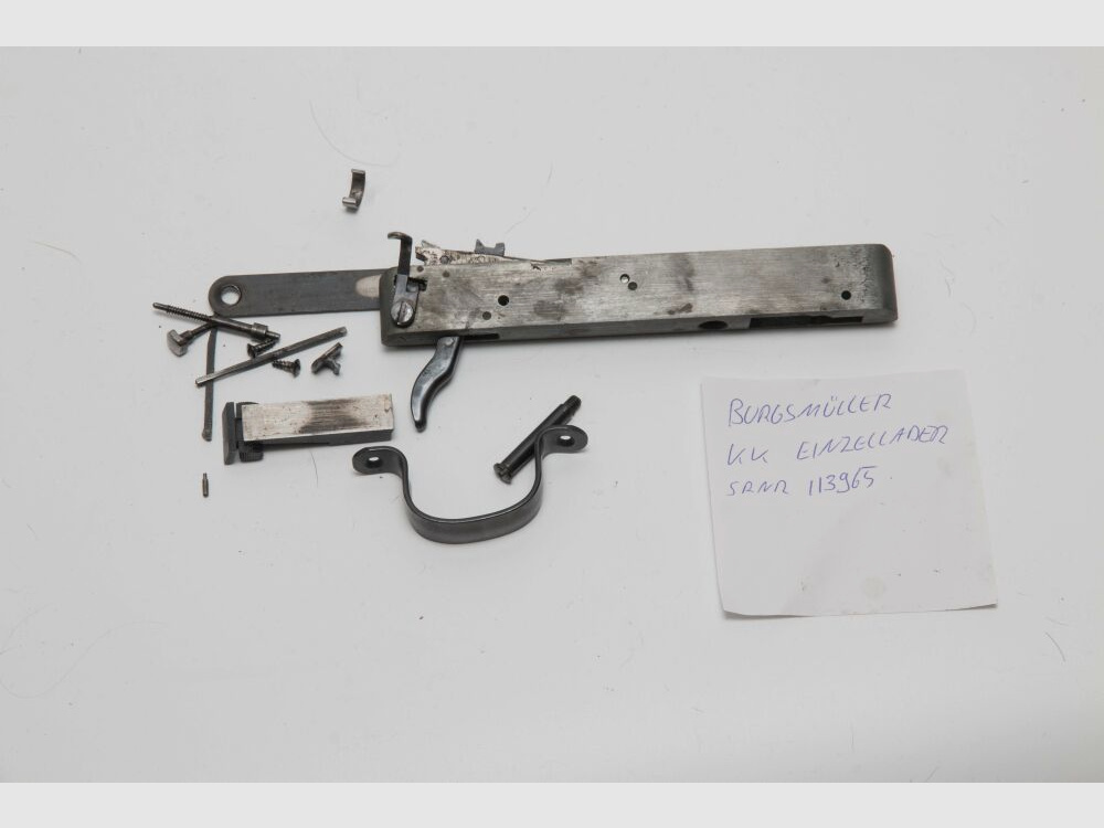 Burgsmüller Kleinkaliber Einzellader Ersatzteil Konvolut freie Teile