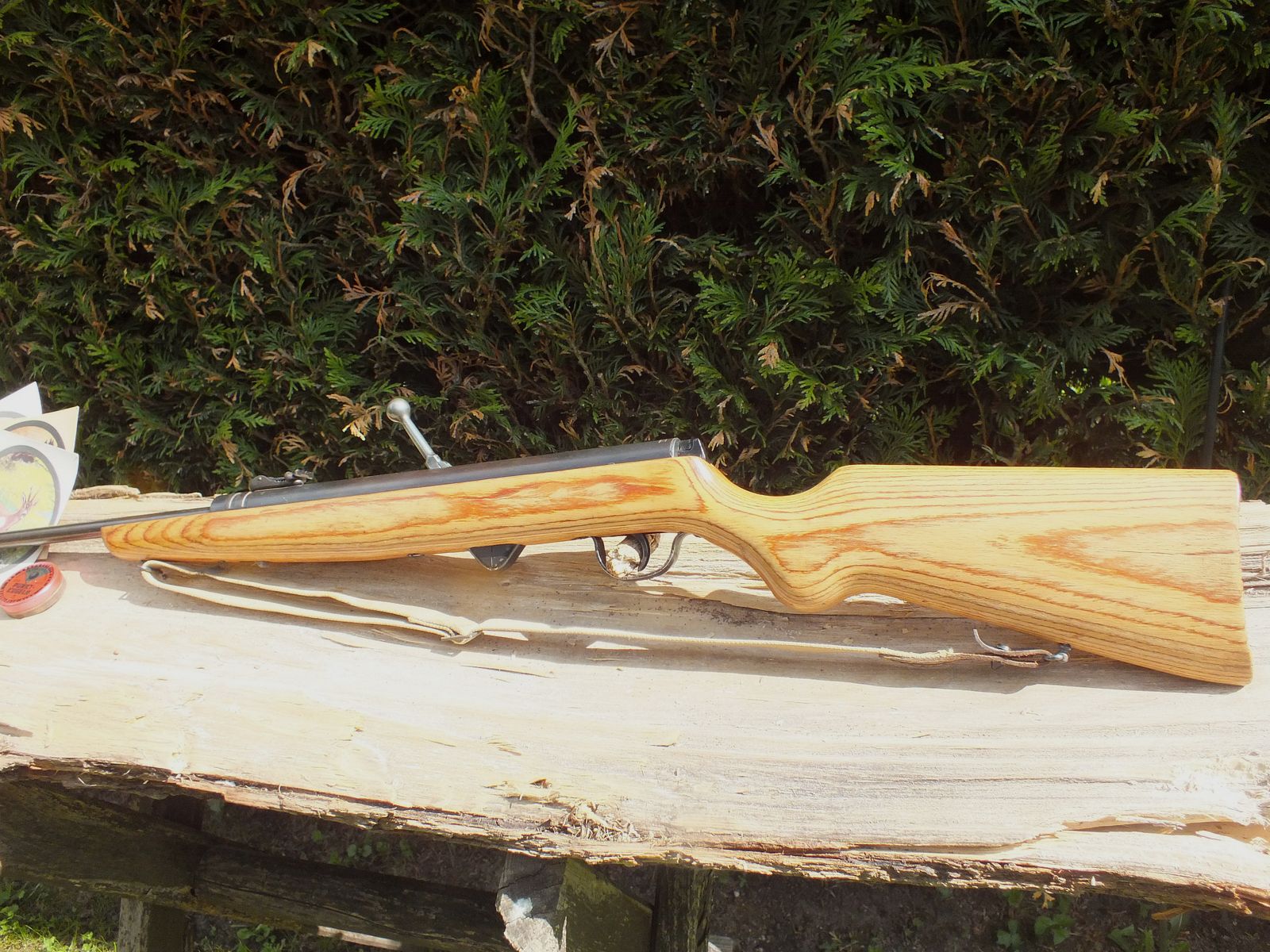 DDR- carabine à air 310-9 avec crosse en bois stratifié. Rare!