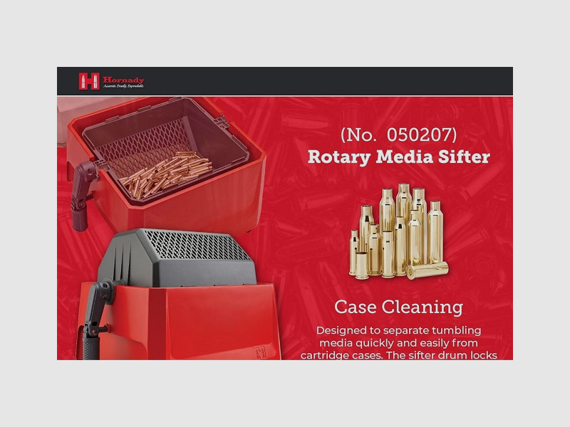 Hornady Rotary Media Sifter Case Separation #50207