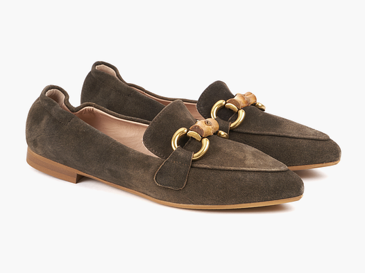dirndl & bua Loafer Antikbock in Akazie