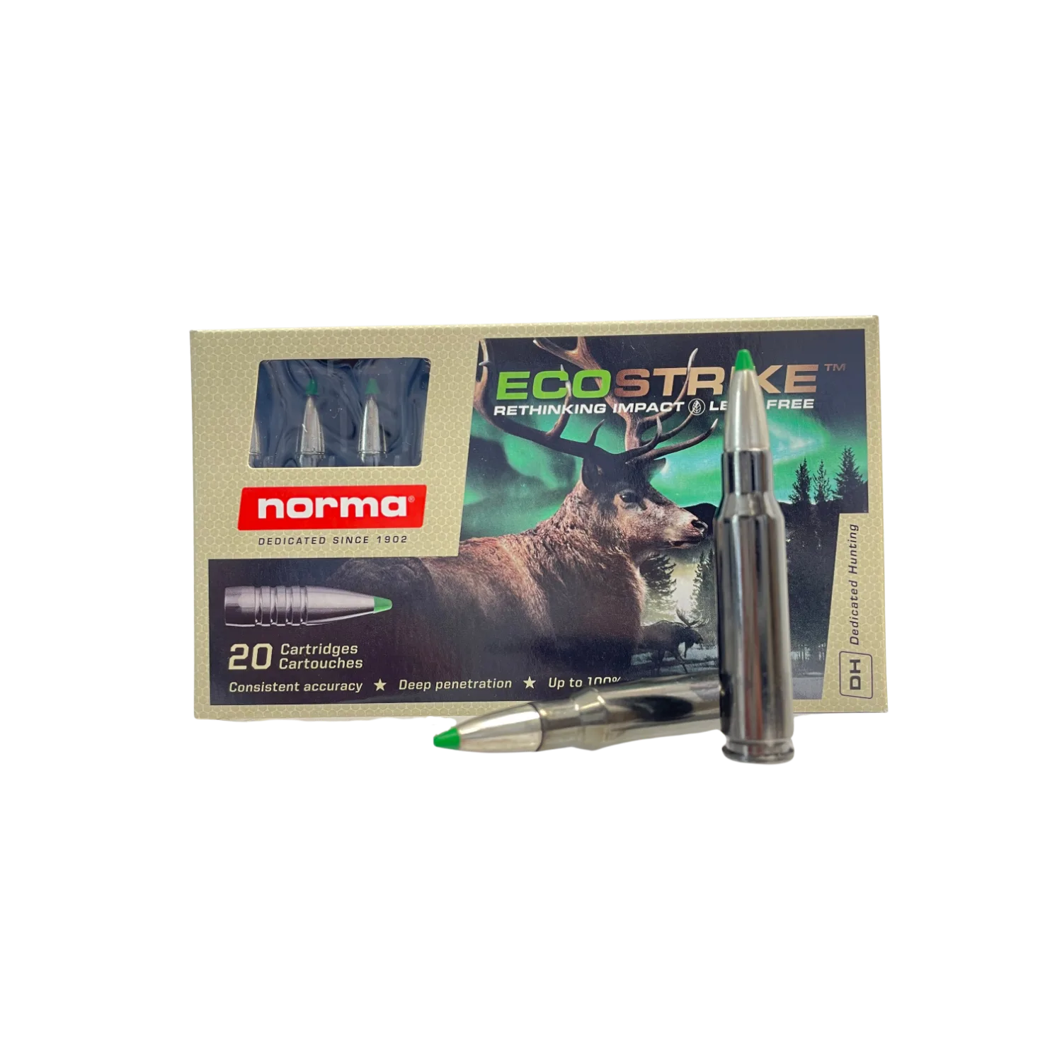 Norma Ecostrike Silencer .30-06 Bleifrei 150gr 20 Schuss