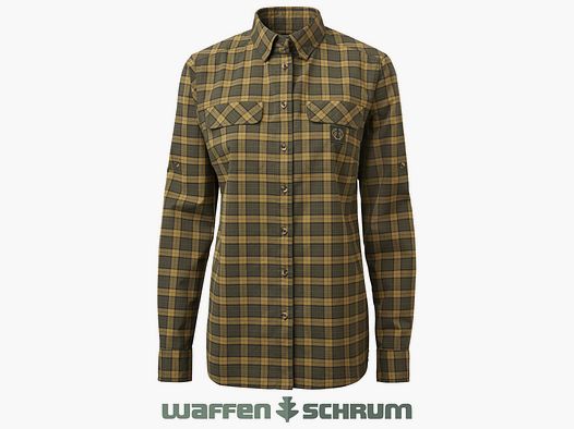 Chevalier Bluse Creek Coolmax Moss Checked