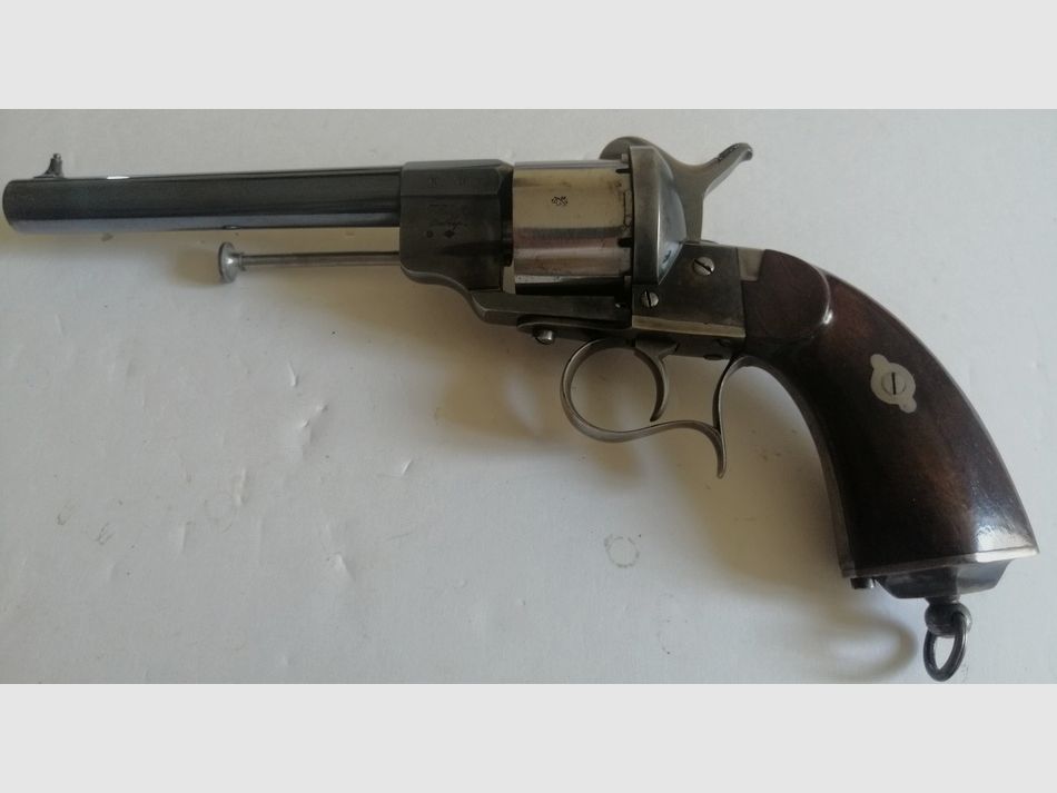 Wunderschöner Revolver Lefaucheux 1854 – Escoffier – Saint Étienne Monomatricule, Bild 3 von 41