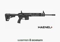Haenel CR 223 schwarz / Langer Handschutz / Matchabzug