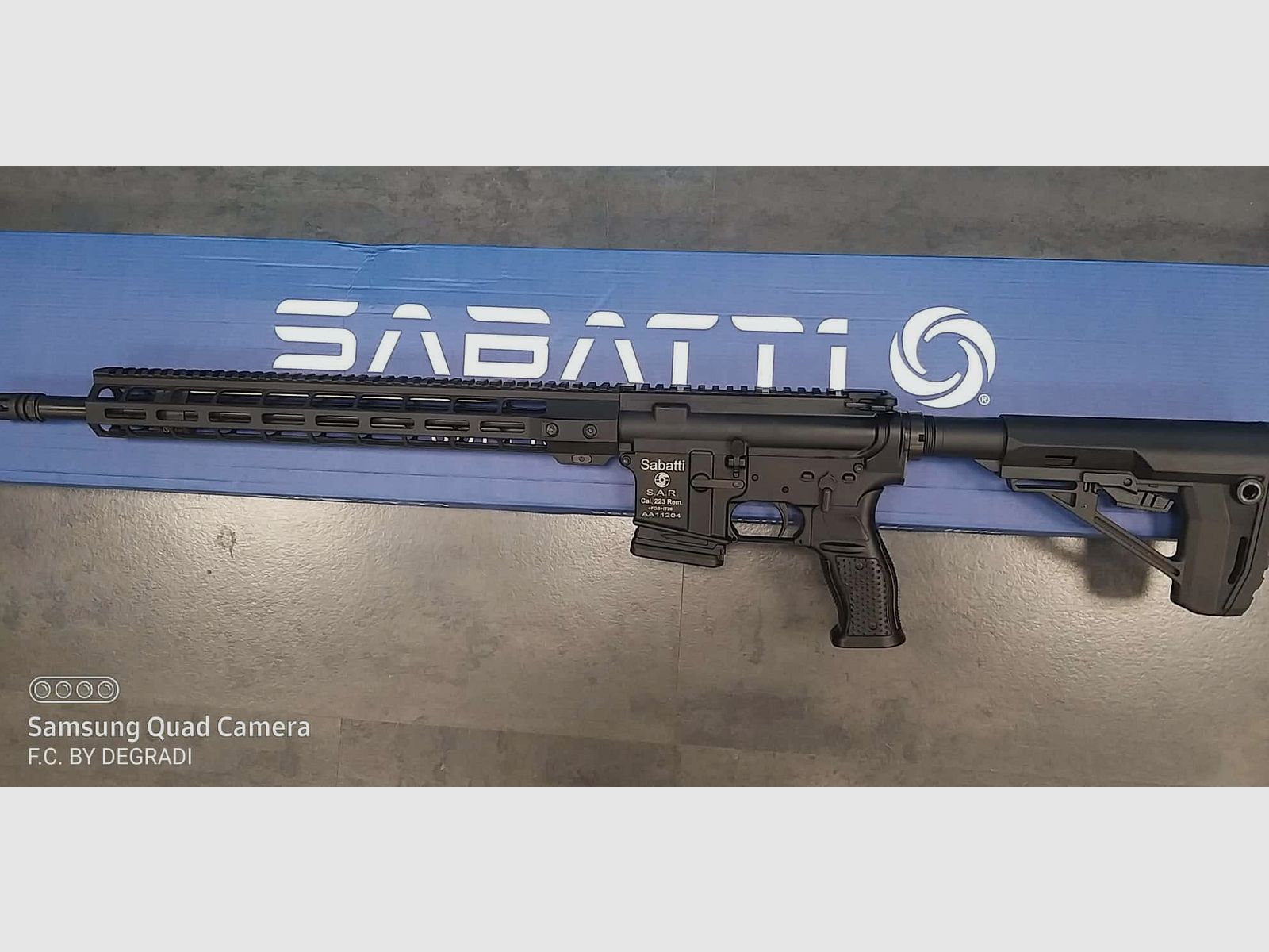 SABATTI SAR BLACK RIFLE CALIBRO 223 REM 18”, immagine 2 di 4