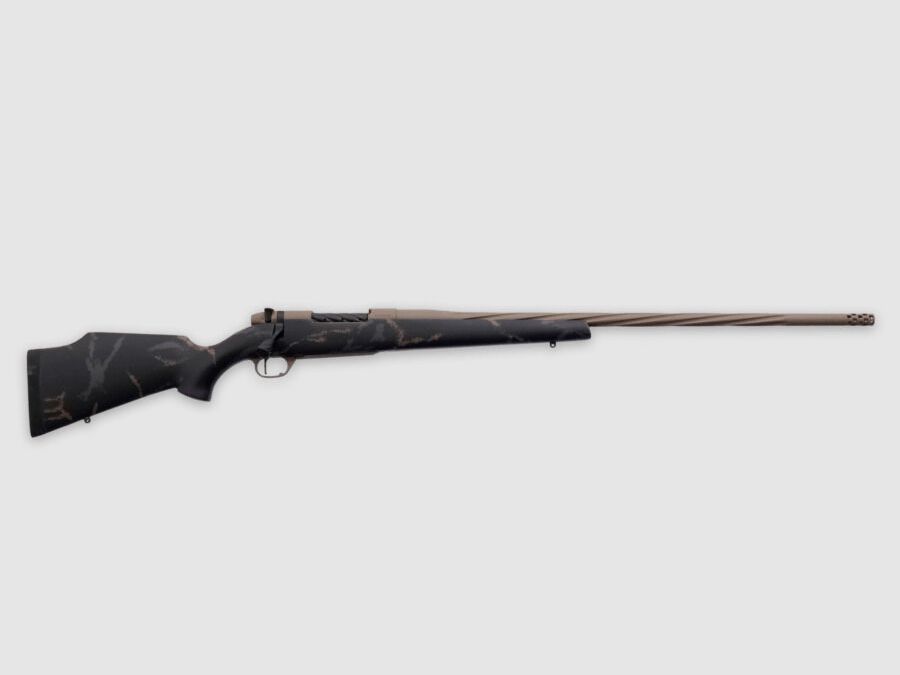 Weatherby MARK V ACCUMARK LTD. .300 WBY MAG 26"/66CM FLUTTATO A SPIRALE FDE CERAKOTE 5/8"-24