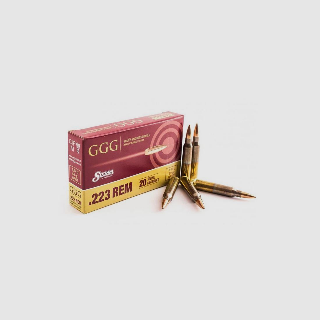 GGG .223 Rem. HPBT 69gr. Match