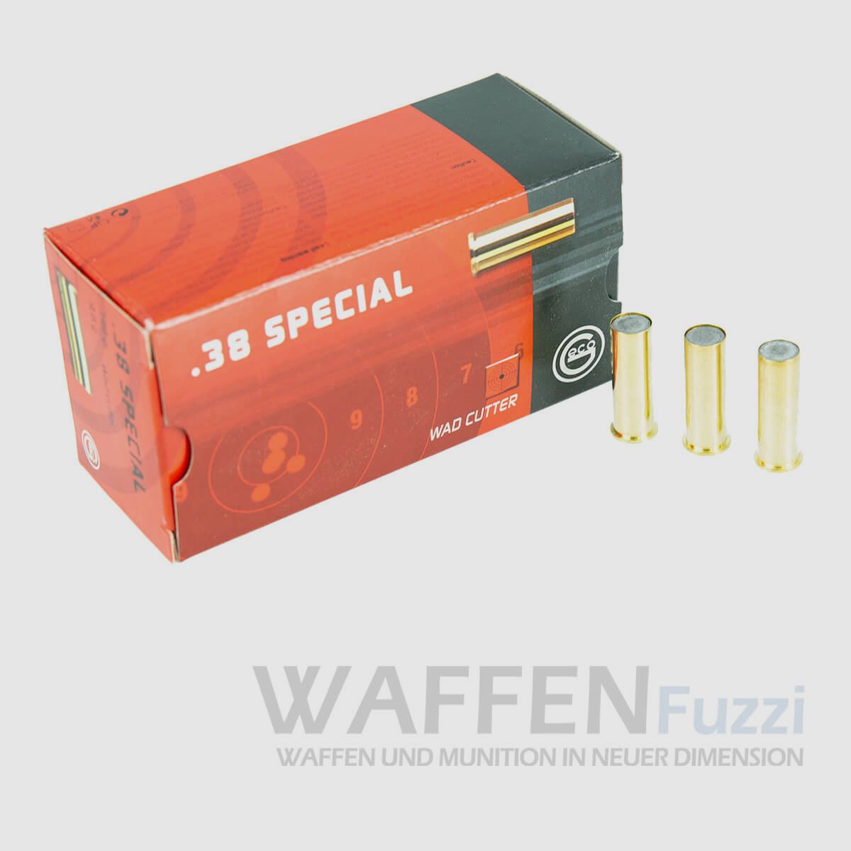 Geco .38 Special Wad Cutter 148grs 50 Schuss