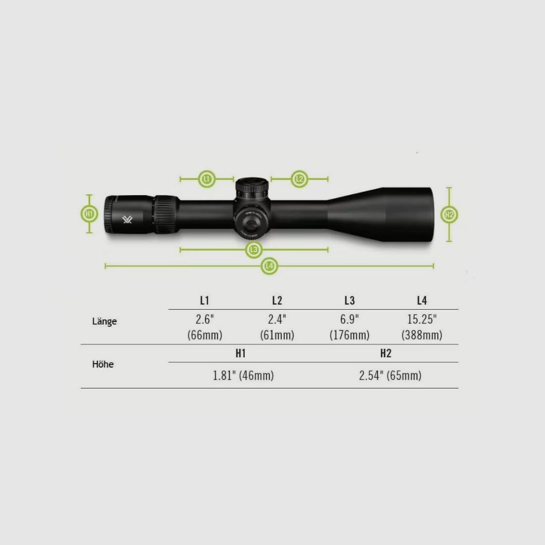 Vortex Venom Zielfernrohr 5-25x56 FFP EBR-7C MRAD