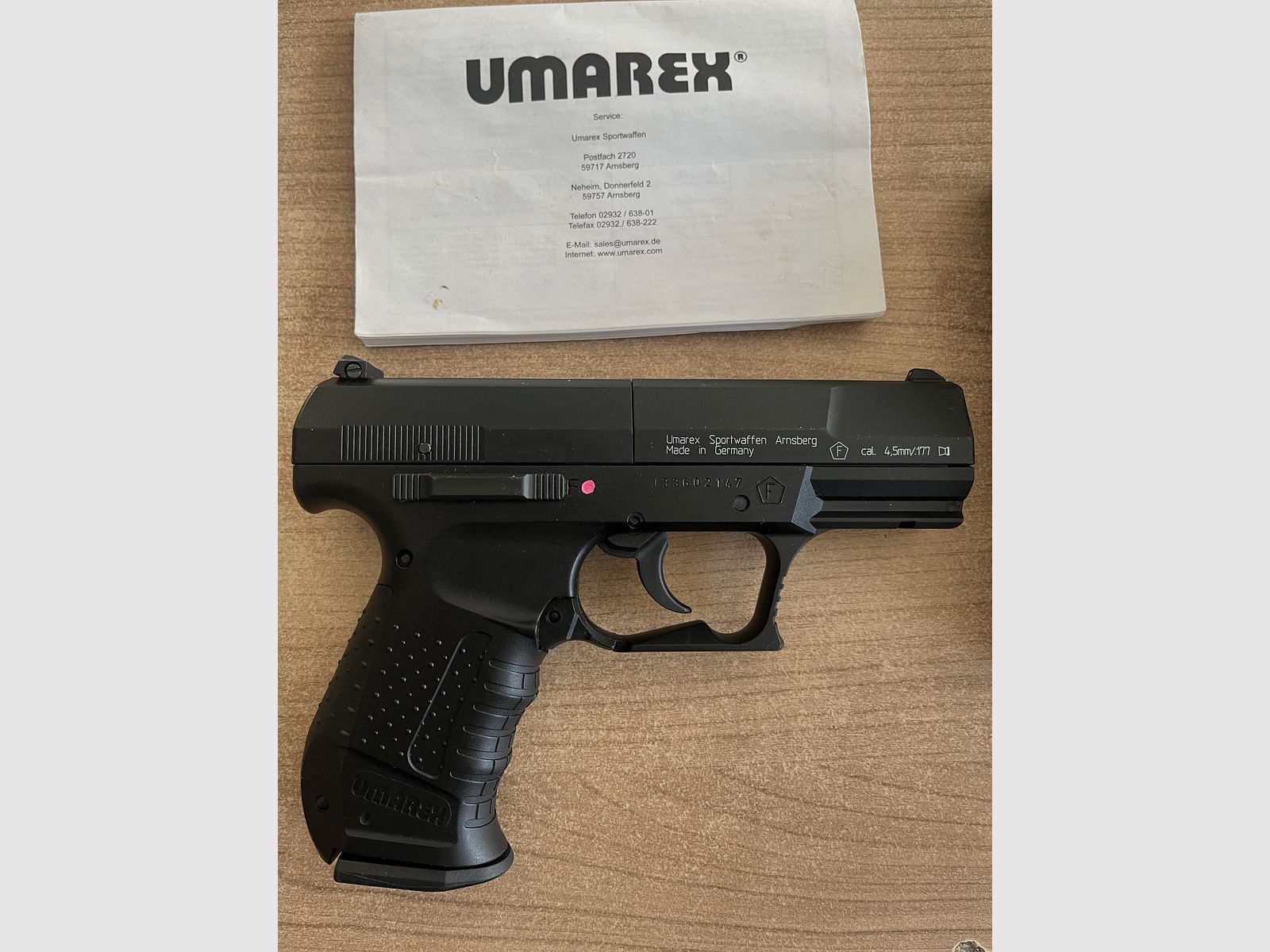 Umarex CPS CO2 pistol caliber 4.5