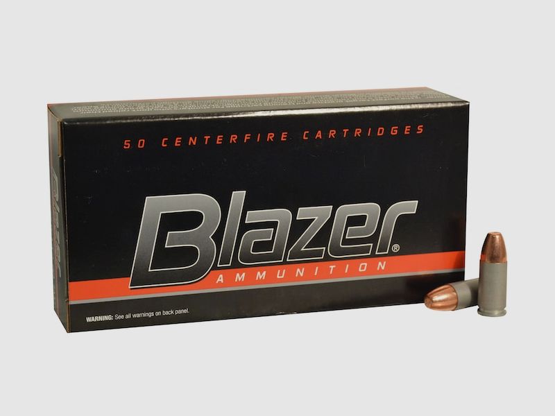CCI Blazer Aluminum 9mm Luger 115GR FMJ 50 cartridges