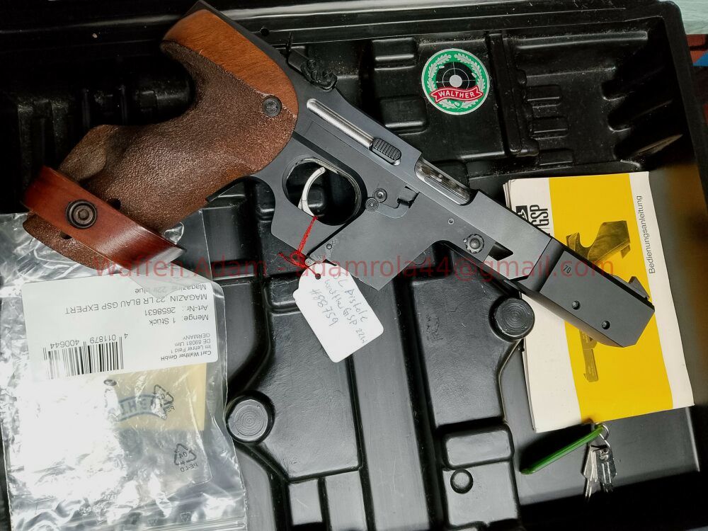 Walther GSP Sportpistole im original Walther Koffer