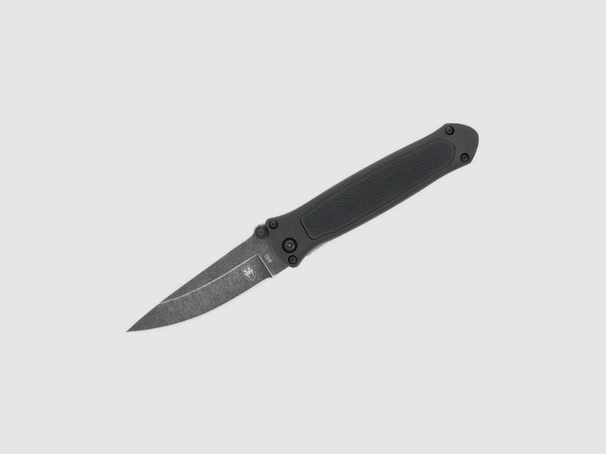 CobraTec Black Quick Strike mit schwarzer Stonewash-Klinge, Automatikmesser mit versteckter Auslöser, Bild 12 von 12