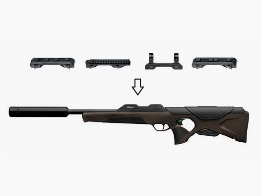 Walther RS3 Pro Chestnut inkl. Schalldämpfer - Repetierbüchse