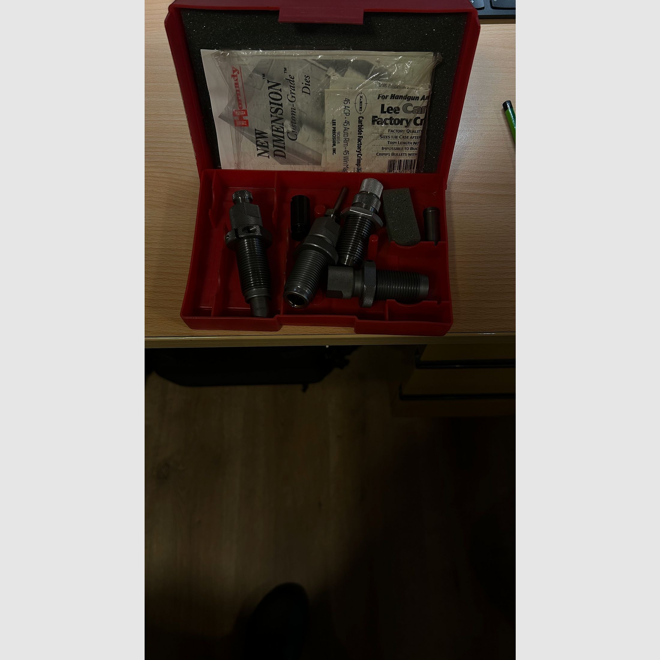 Hornady die set 45 ACP