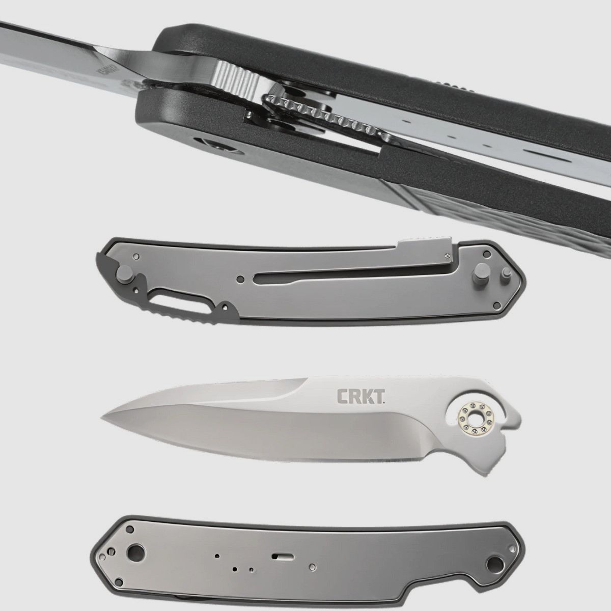 CRKT - Bona Fide mes Silver - K540GXP, afbeelding 6 van 6