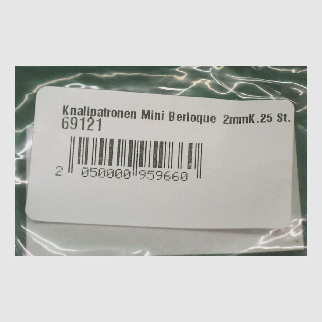 Berloque Knallpatronen 2mmK, 25 Stück